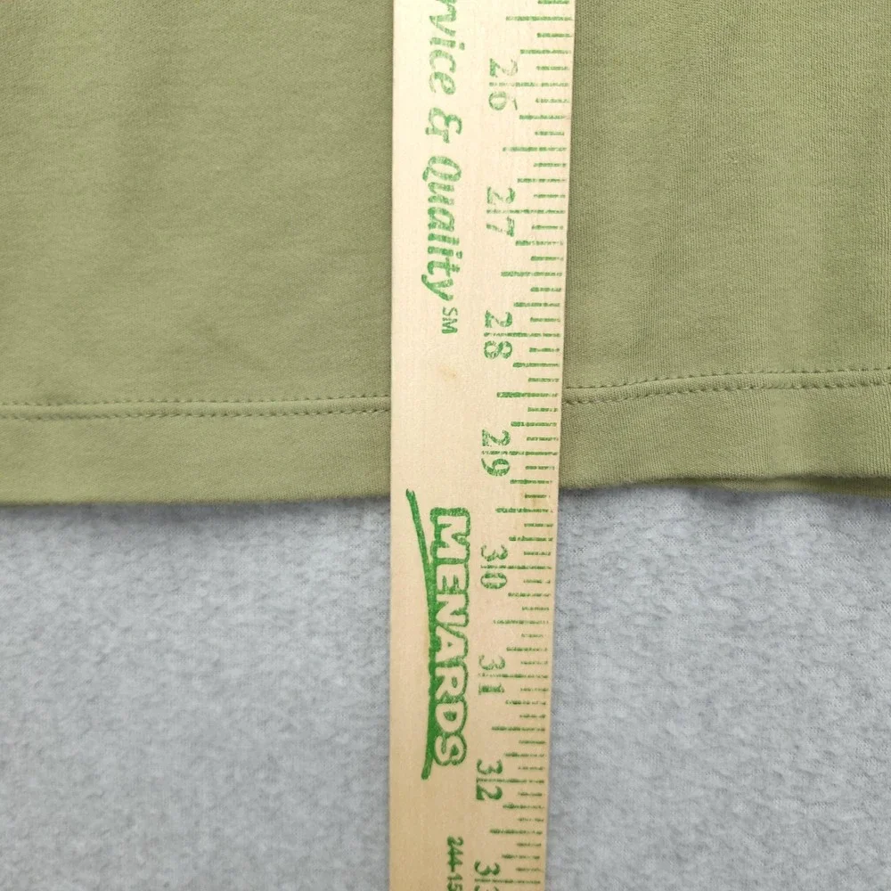 Banana Republic Polo Shirt Mens L‎ Green Solid Cotton Long Sleeve Luxe Touch Top